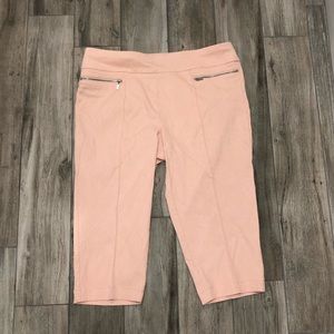 Style & Co mauve/light pink capris XL